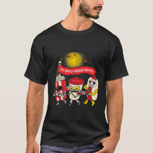Camiseta Assista Filmes Horrores Halloween Engraçado Fantas