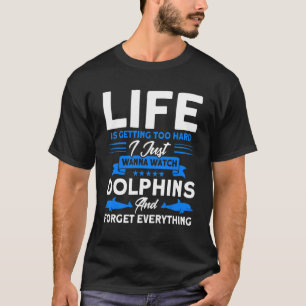 Camiseta Assista Golfinhos E Esqueça Tudo O Golfinho Animal