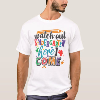 Camiseta ASSISTA KINDERGARTEN AQUI EU VIM Professor