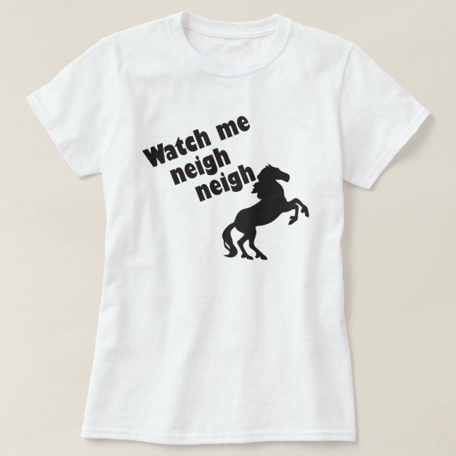 CAMISETA ASSISTA-ME NEIGH NEIGH (Frente do Design)