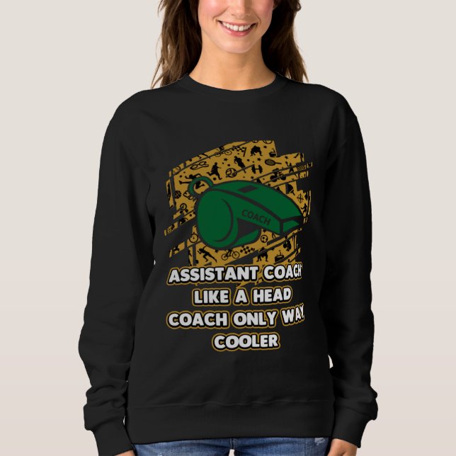Camiseta Assistant Coach Way  Coaching Humor Mentor (Frente)