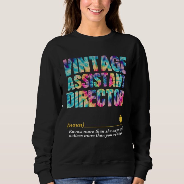 Camiseta Assistant Director Appreciation Week Back to Schoo (Frente)