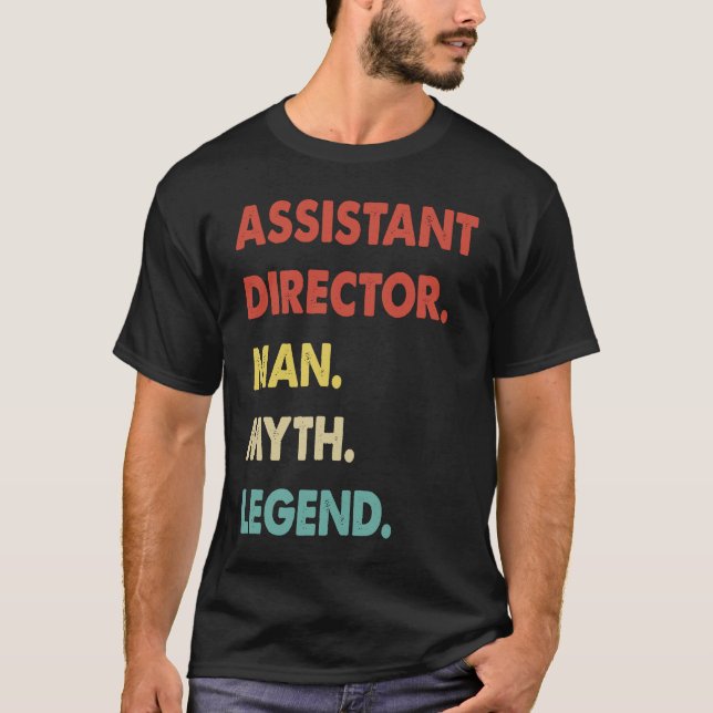 Camiseta Assistant Director Man Myth Legend (Frente)
