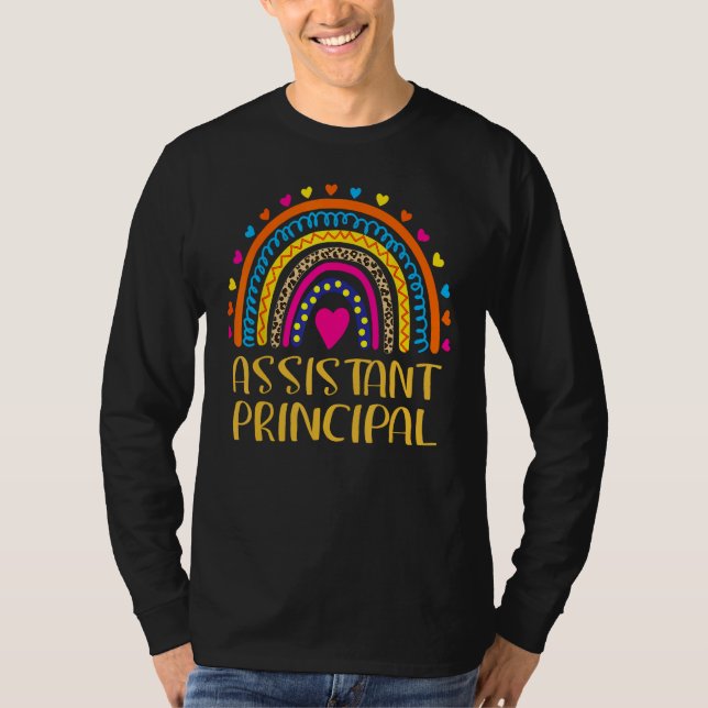 Camiseta Assistant Principal Last Day Of School Teacher App (Frente)