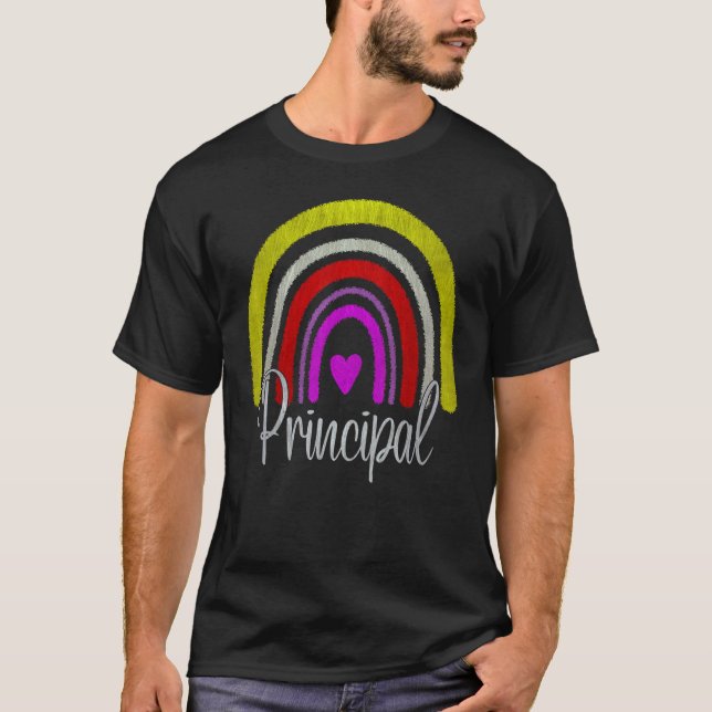 Camiseta Assistant Principal Rainbow Future Principal  Teac (Frente)