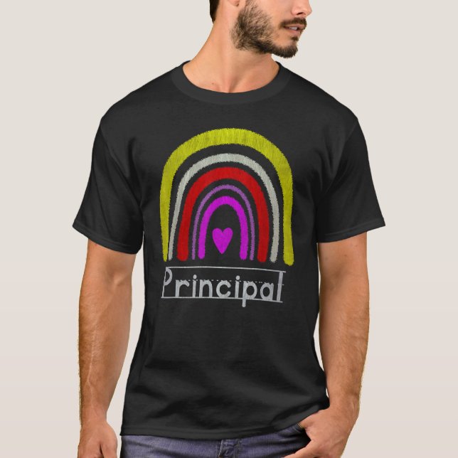Camiseta Assistant Principal Rainbow Future Principal  Teac (Frente)