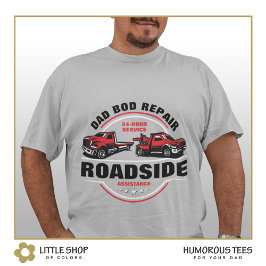 Camiseta Assistência Rodoviária para Reparos de Papai Barri