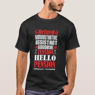 Camiseta Assistente administrativo de aposentadoria de saud