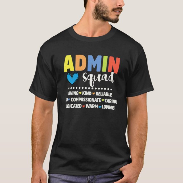 Camiseta Assistente Administrativo Equipe Direção da Escola (Frente)