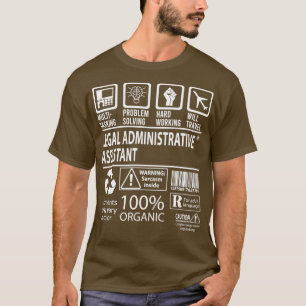 Camiseta Assistente administrativo jurídico