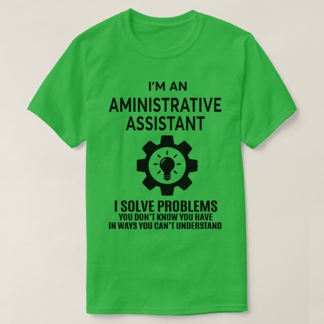 Camiseta ASSISTENTE AMINISTRATIVO NICE DESIGN 2017 Classic  (Frente do Design)