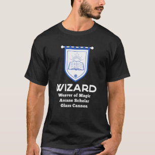 Camiseta Assistente Classe Rpg - Jogos De Canhão De Vidro