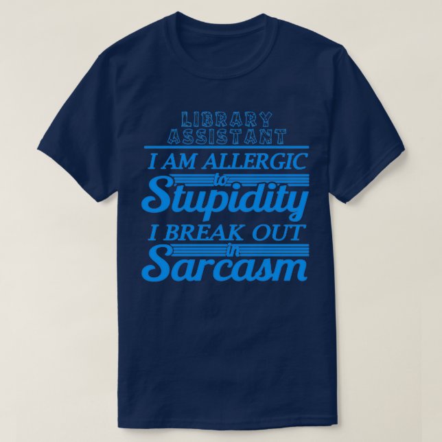 CAMISETA ASSISTENTE DA BIBLIOTECA (Frente do Design)