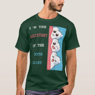 Camiseta Assistente Da Dentagem Dentária Da Fada Dos Dentes