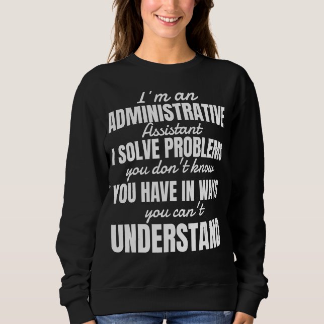 Camiseta Assistente de Administração de Dia Profissional Ad (Frente)