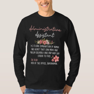 Camiseta Assistente de Administração do Assistente de Admin