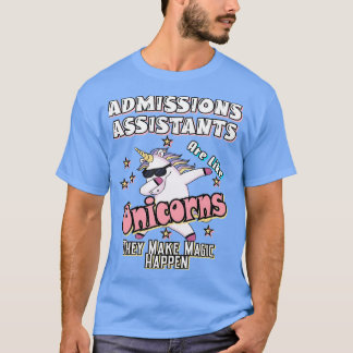 Camiseta Assistente de Admissões para Fazer a Magia Acontec