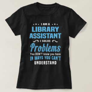 Camiseta Assistente de biblioteca
