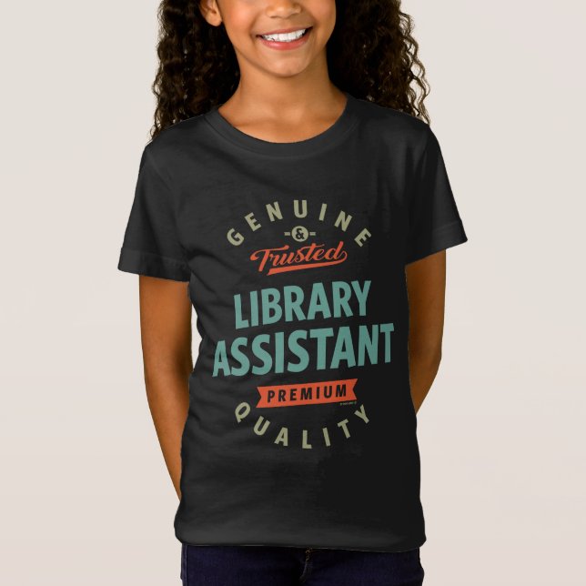 Camiseta Assistente de Biblioteca (Frente)