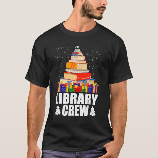 Camiseta Assistente de Biblioteca de Bibliotecas de Pessoal (Frente)
