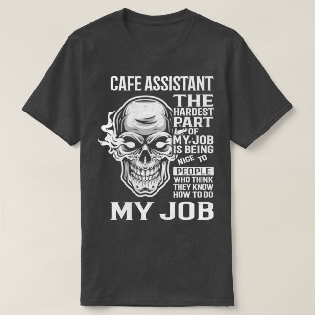 Camiseta Assistente de Café (Frente do Design)