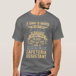 Camiseta Assistente De Cafeteria Para Sempre O Cargo De Tít