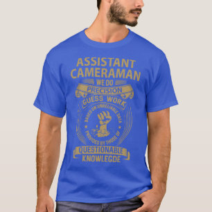 Camiseta Assistente de Cameraman Fazemos Item de Presente d