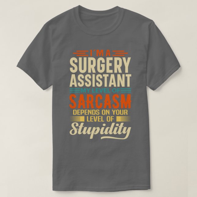 Camiseta Assistente De Cirurgia Ix27m A (Frente do Design)