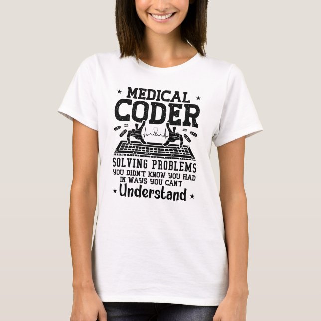 Camiseta Assistente de Codificação de Problemas de Resoluçã (Frente)