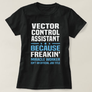 Camiseta Assistente de Controle de Vetor