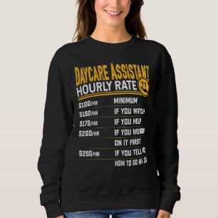 Camiseta Assistente de Creche Cuidados Infantis Provedor de