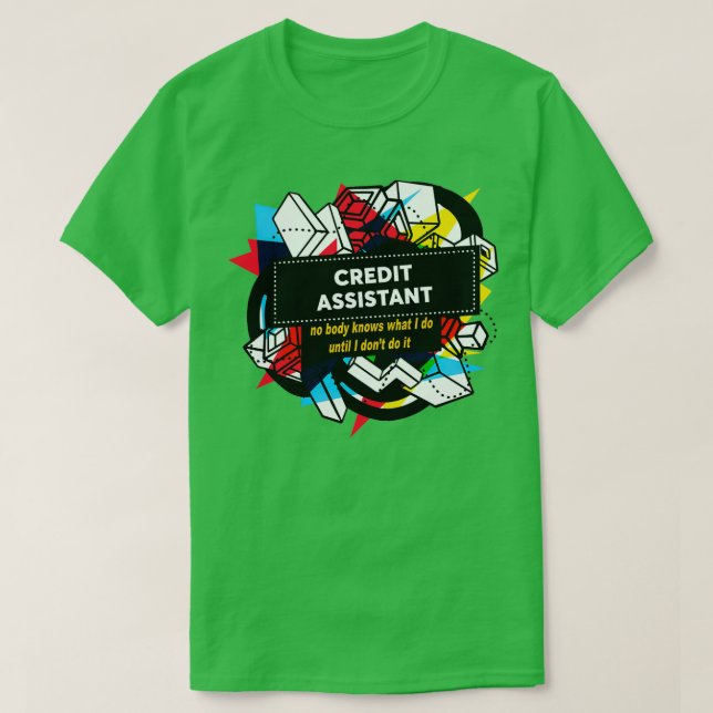 CAMISETA ASSISTENTE DE CRÉDITO (Frente do Design)