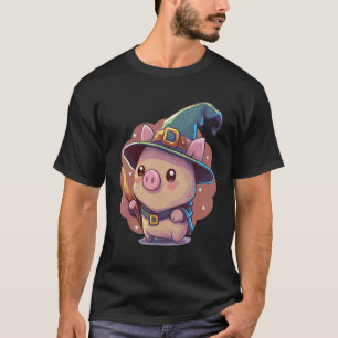 Camiseta Assistente de Cuta Pig Tabletop RPG Nerdy Roleplay
