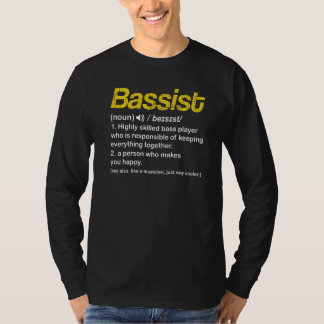 Camiseta Assistente de definição de tocador de latas de mús
