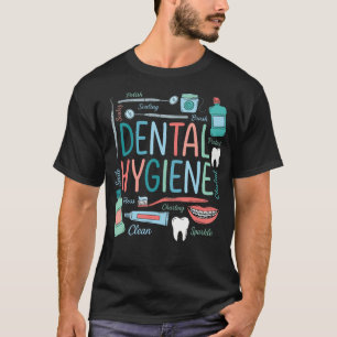 Camiseta Assistente de Dentista Cuidados de Higiene Dental