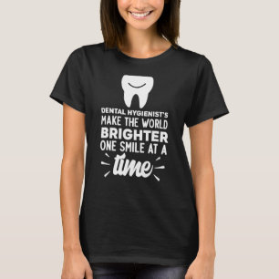 Camiseta Assistente de Dentista para Meninas de Higienista 