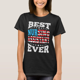 Camiseta Assistente De Enfermagem 4 De Julho Americano