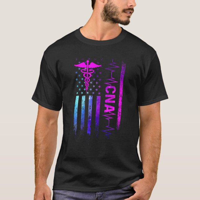Camiseta Assistente de Enfermagem Certificada de Trabalho C (Frente)