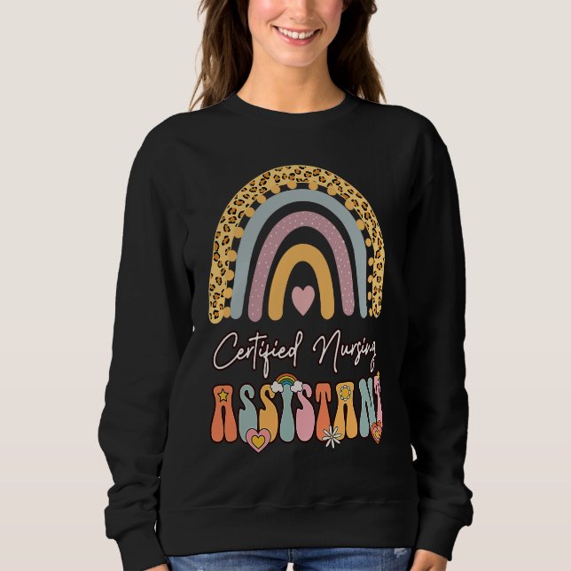 Camiseta Assistente de Enfermagem Certificado CNA Groovy Re (Frente)