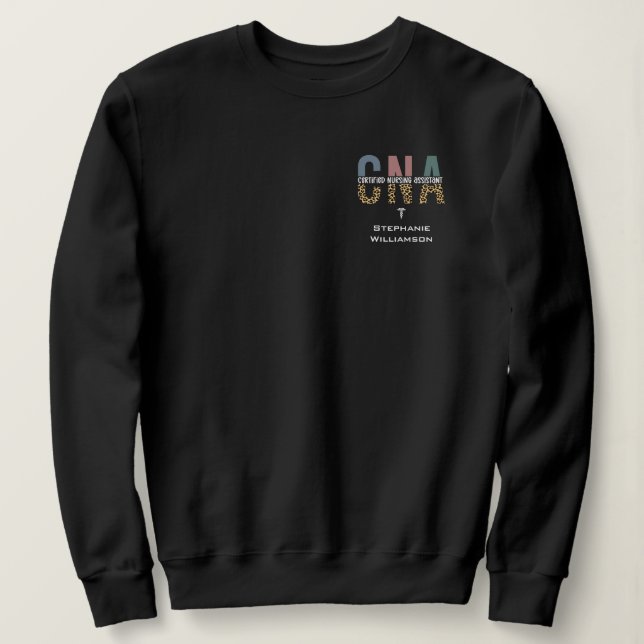 Camiseta Assistente de Enfermagem Certificado CNA Personali (Frente do Design)