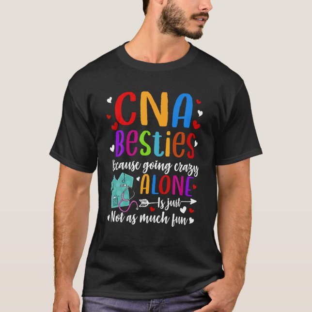 Camiseta Assistente de Enfermagem Certificado de Amigos do  (Frente)