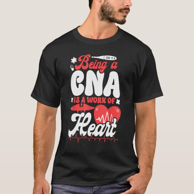 Camiseta Assistente de Enfermagem Certificado de Enfermeira (Frente)