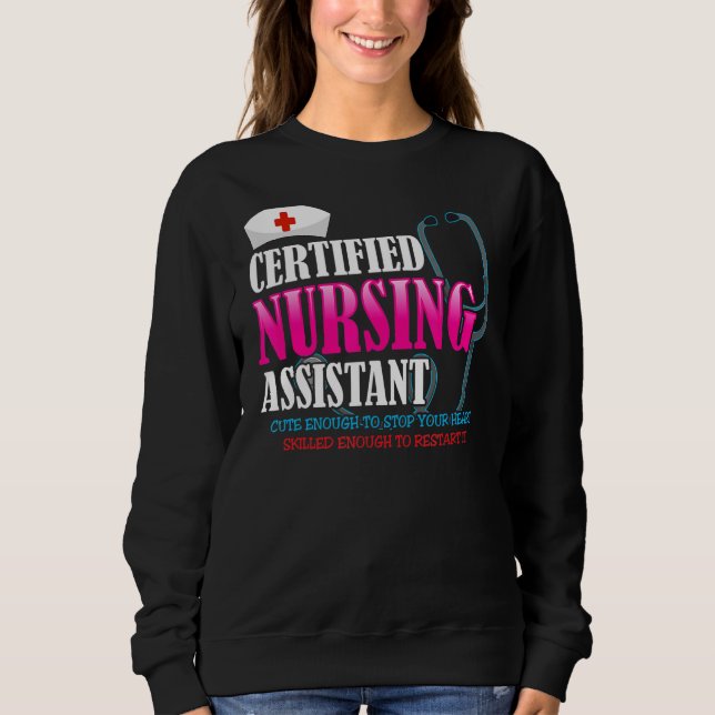 Camiseta Assistente De Enfermagem Certificado Não Pode Ser  (Frente)
