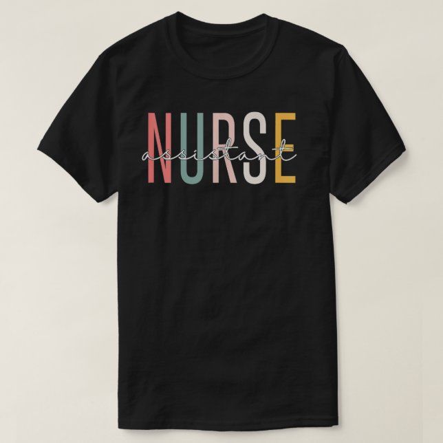 Camiseta Assistente de Enfermagem de Enfermeiro Certificado (Frente do Design)