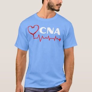 Camiseta Assistente de Enfermeira CNA com pulsação estetosc