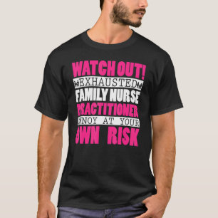 Camiseta Assistente De Enfermeiro Da Família Roupa Cute Fnp