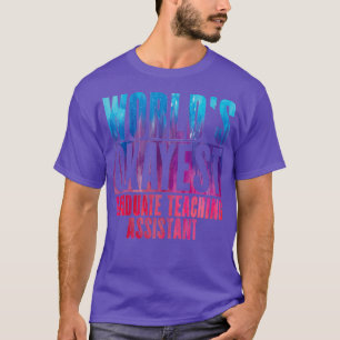 Camiseta Assistente de Ensino de Formando Mais Oculto do Wo