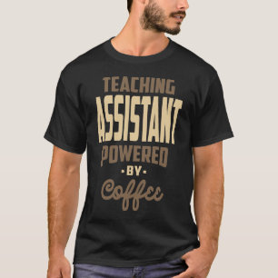 Camiseta Assistente de Ensino Equipado com Café