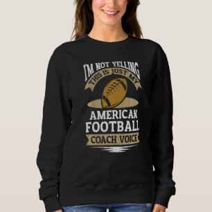 Camiseta Assistente de futebol Não estou gritando treinador