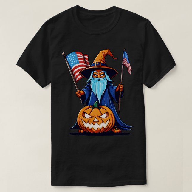 Camiseta Assistente de Halloween (Frente do Design)